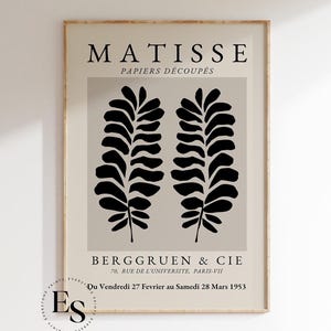 Henri Matisse Print | Matisse Exhibition Poster, Vintage Exhibition Poster, Matisse Digital, Matisse Download