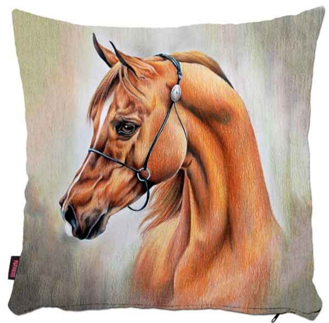 Horse print clearance cushion