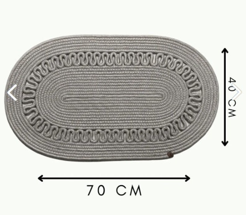 Minimalist Home Decor Jute Door Mat Etsy