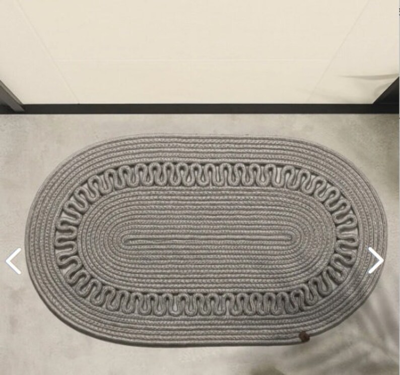 Minimalist Home Decor Jute Door Mat Etsy