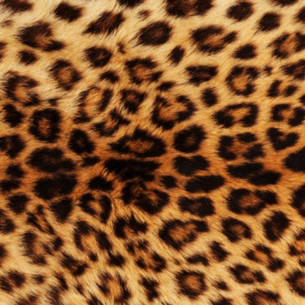 Leopard Print Fabric with smooth surface,by the yard,by the metre,cheetah print fabric