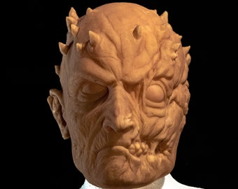 King Paimon - Hand made full head latex mask - blank unpainted