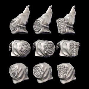 Têtes d'apiculteurs médiévaux - Kit de conversion à l'échelle héroïque 28 mm et 32 ​​mm