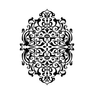 Detailed Floral Design Accent Downloadable SVG File for use on Stationery posters, wall decor and much more