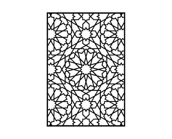 Geometric Arabesque Pattern