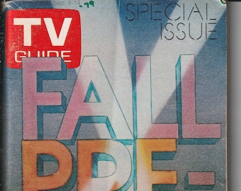 Vintage TV Guide Fall Preview September 8-14, 1979