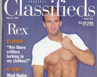 GAY Advocate Classifieds Issue 122, May 27, 1997, Rex Chandler - MATURE