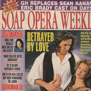 Soap Opera Weekly June 17, 1997 - General Hospital, Days of Our Lives, Guiding Light, Another World, All My Children, Sunset Beach