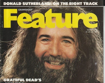 Crawdaddy Feature Magazine March 1979 - Jerry Garcia cover