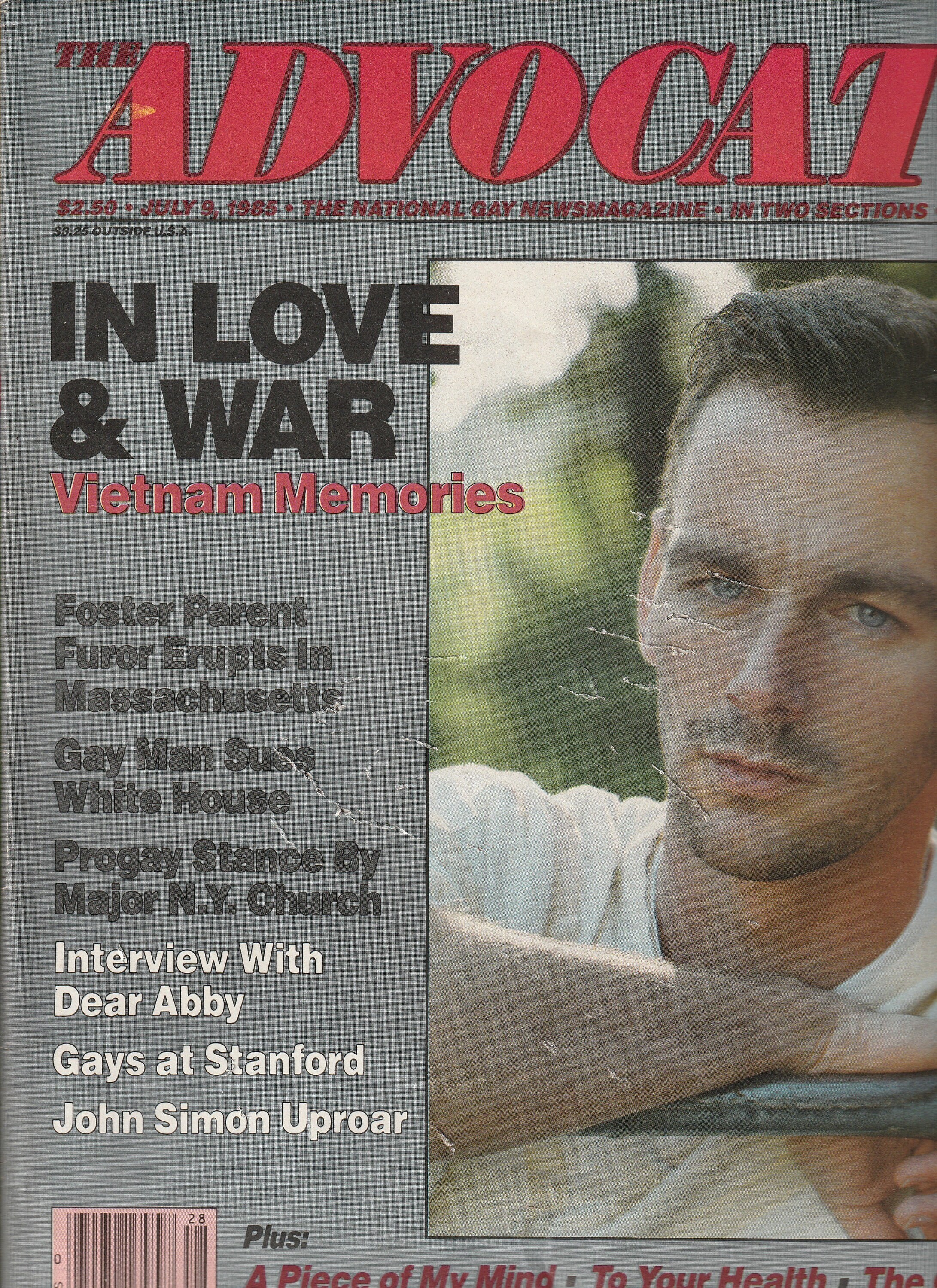 Vintage The Advocate #424 July 09, 1985