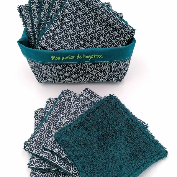 lot de 10 lingettes démaquillantes