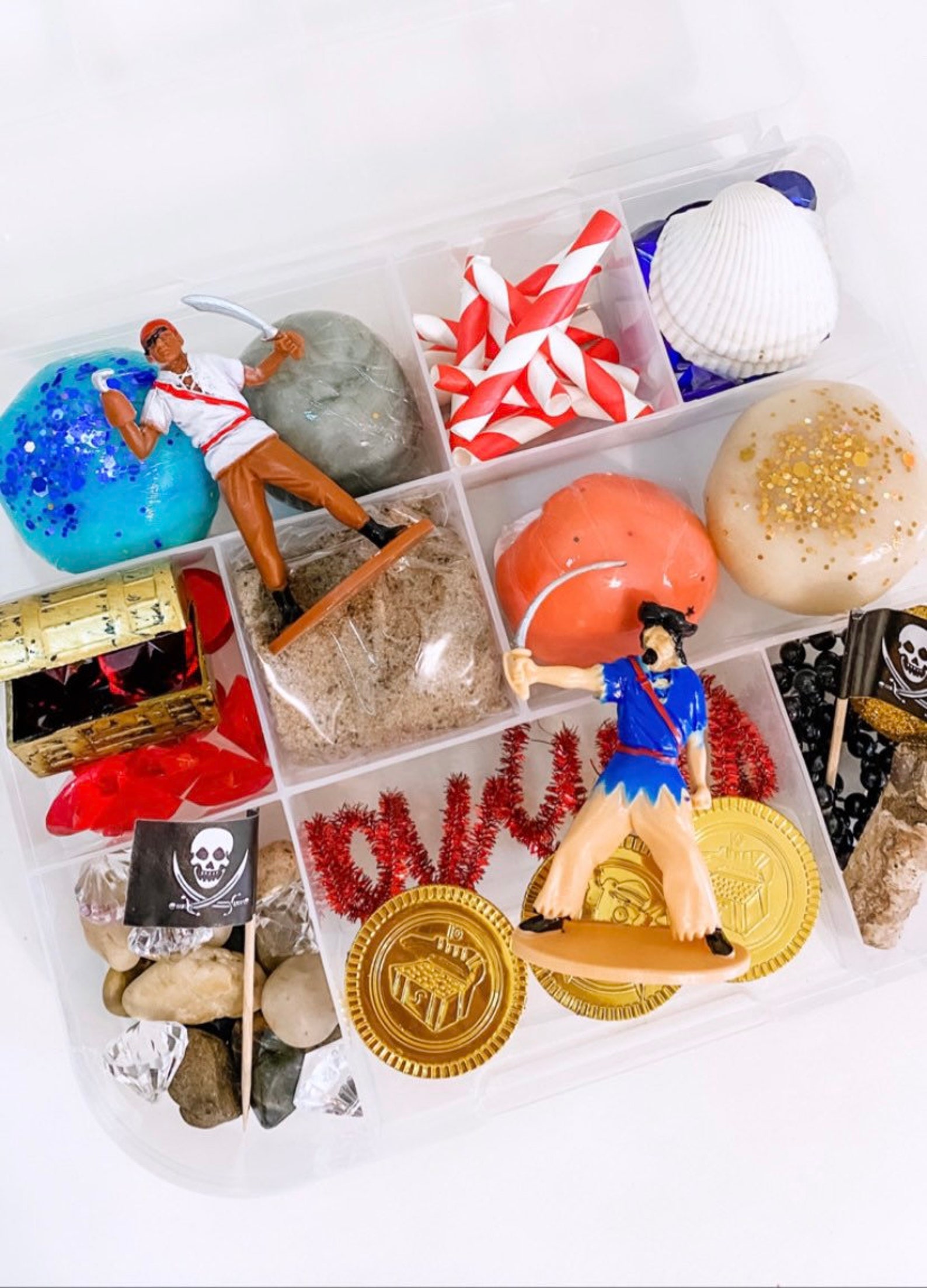 Pirate Play Dough and Sand Sensory Kit Pirate Etsy