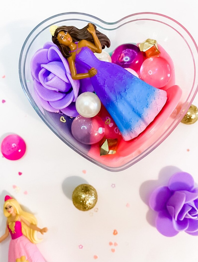 Barbie Girl Play Dough Jar Barbie Playdough Barbie Doll Etsy