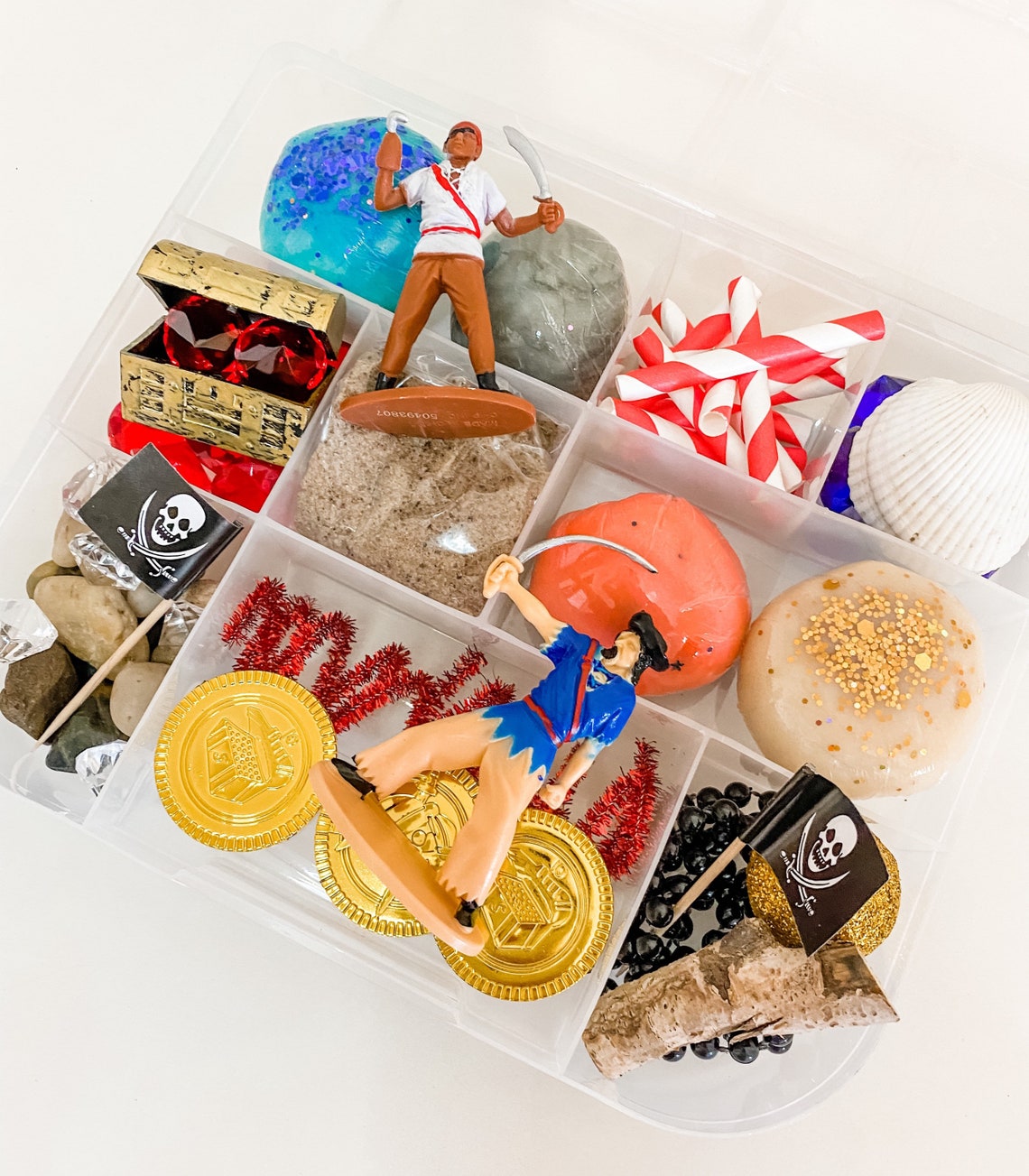 Pirate Play Dough and Sand Sensory Kit Pirate Etsy
