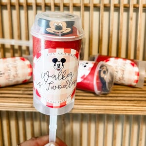 Play Dough Push Pop Party Favors: Minnie Mouse Ring, Homemade Bild 1
