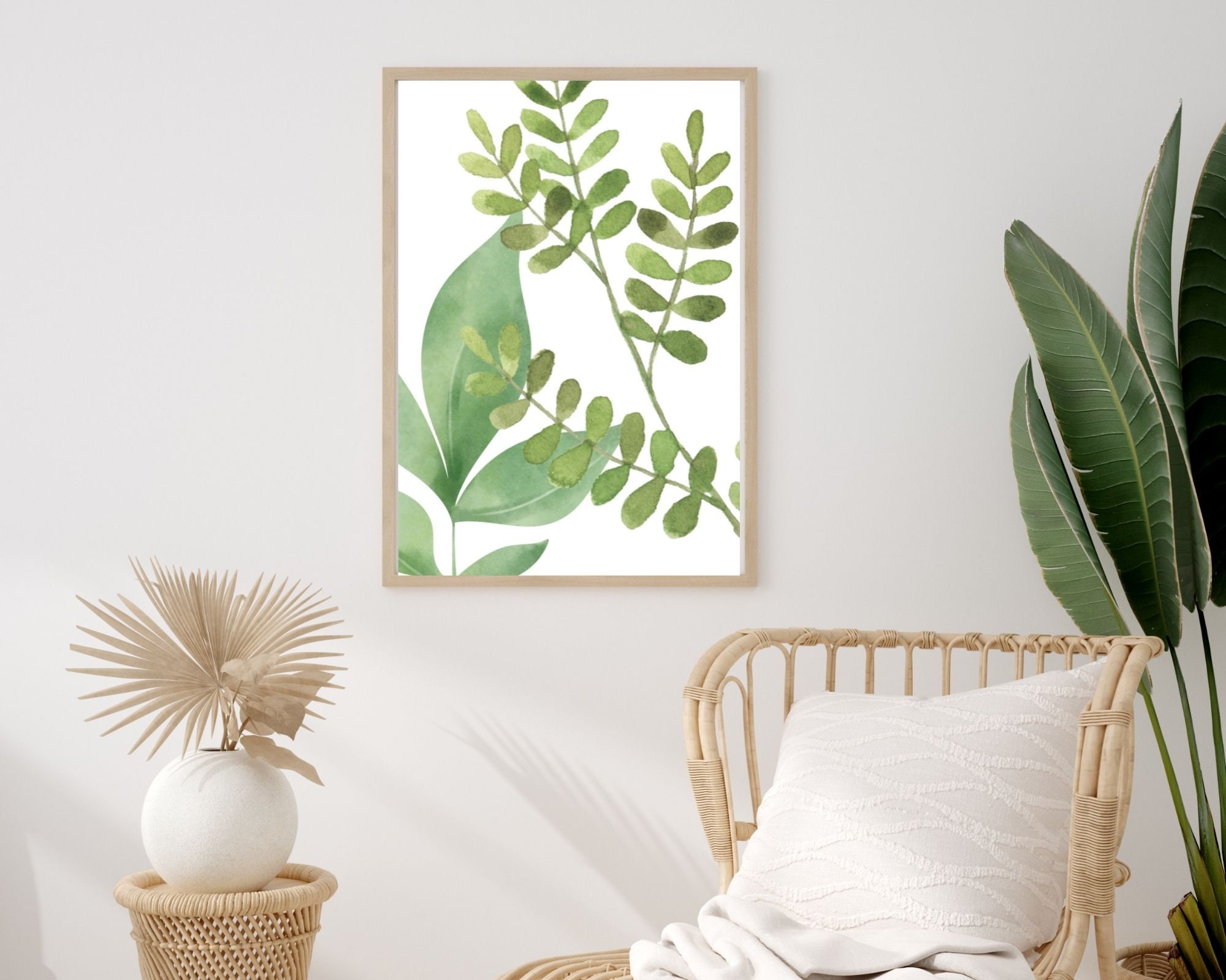 Botanical Wall Decor- Printable Downloads (set of 4) - Etsy