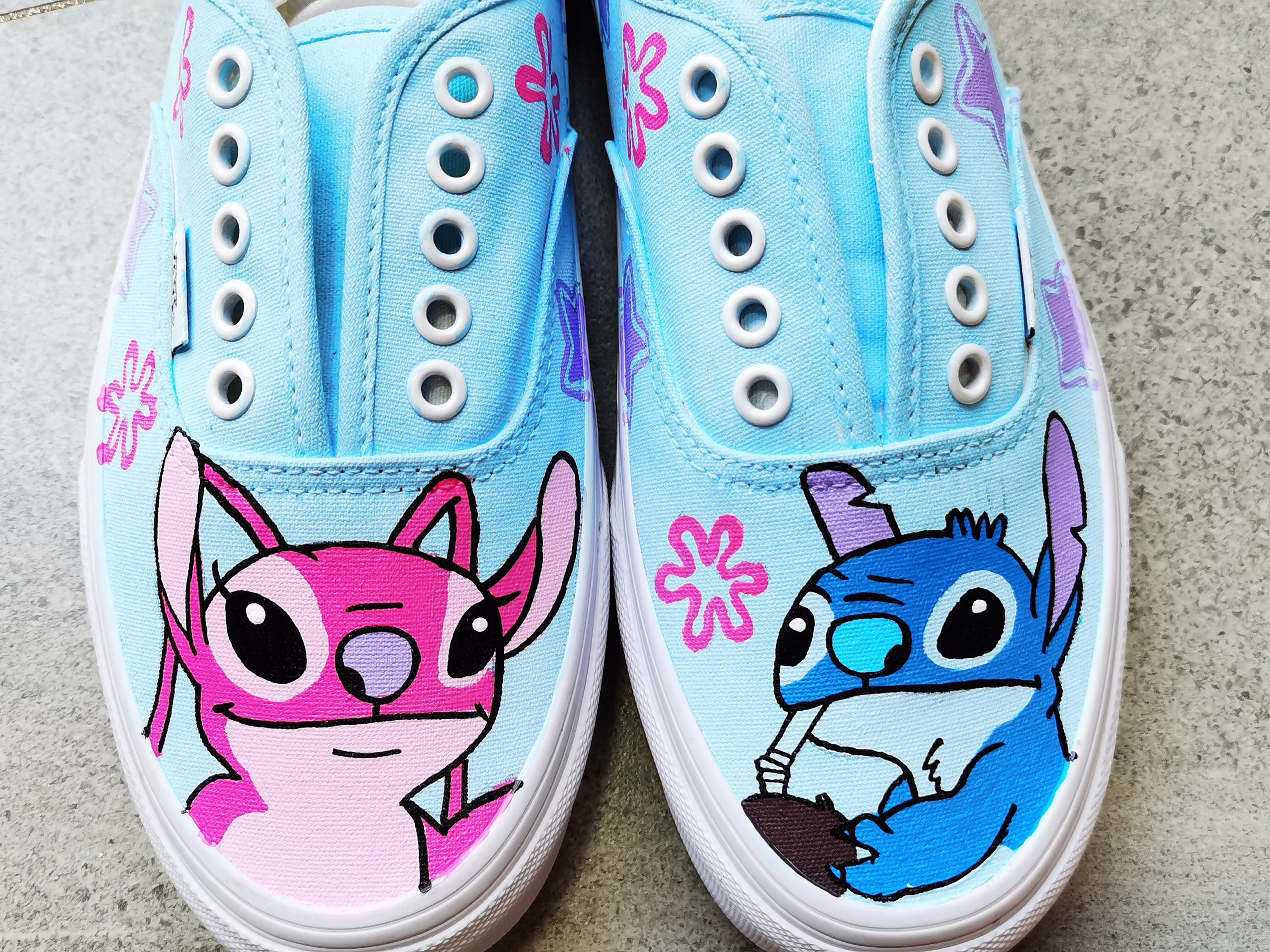 custom vans lilo and stitch