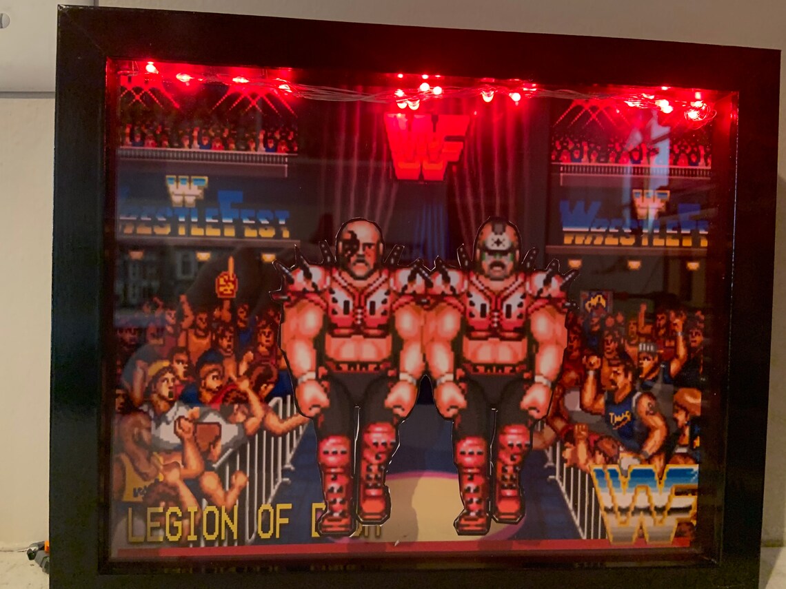 Legion of Doom - LED Wrestlefest Shadow Box (8x10) - Etsy
