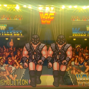Demolition Wrestlefest Shadow Box with LED