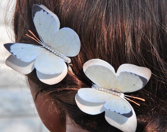 Butterfly hair piece Wdding hair clips butterfly Bridal hair pins tropical