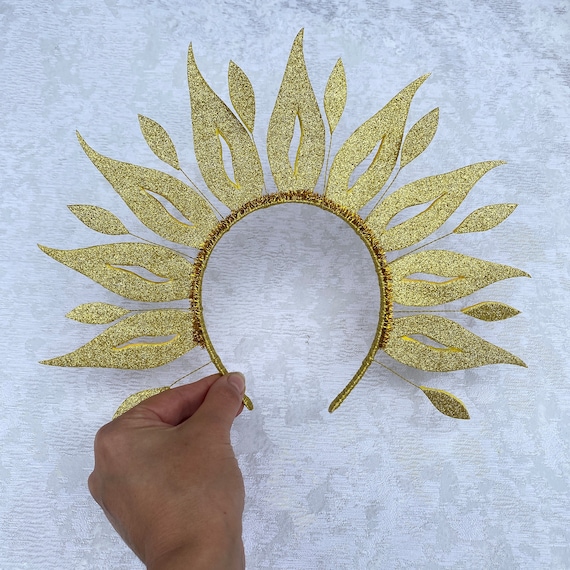 Diadema de Corona de halo de sol corona de rayos sol - Etsy España