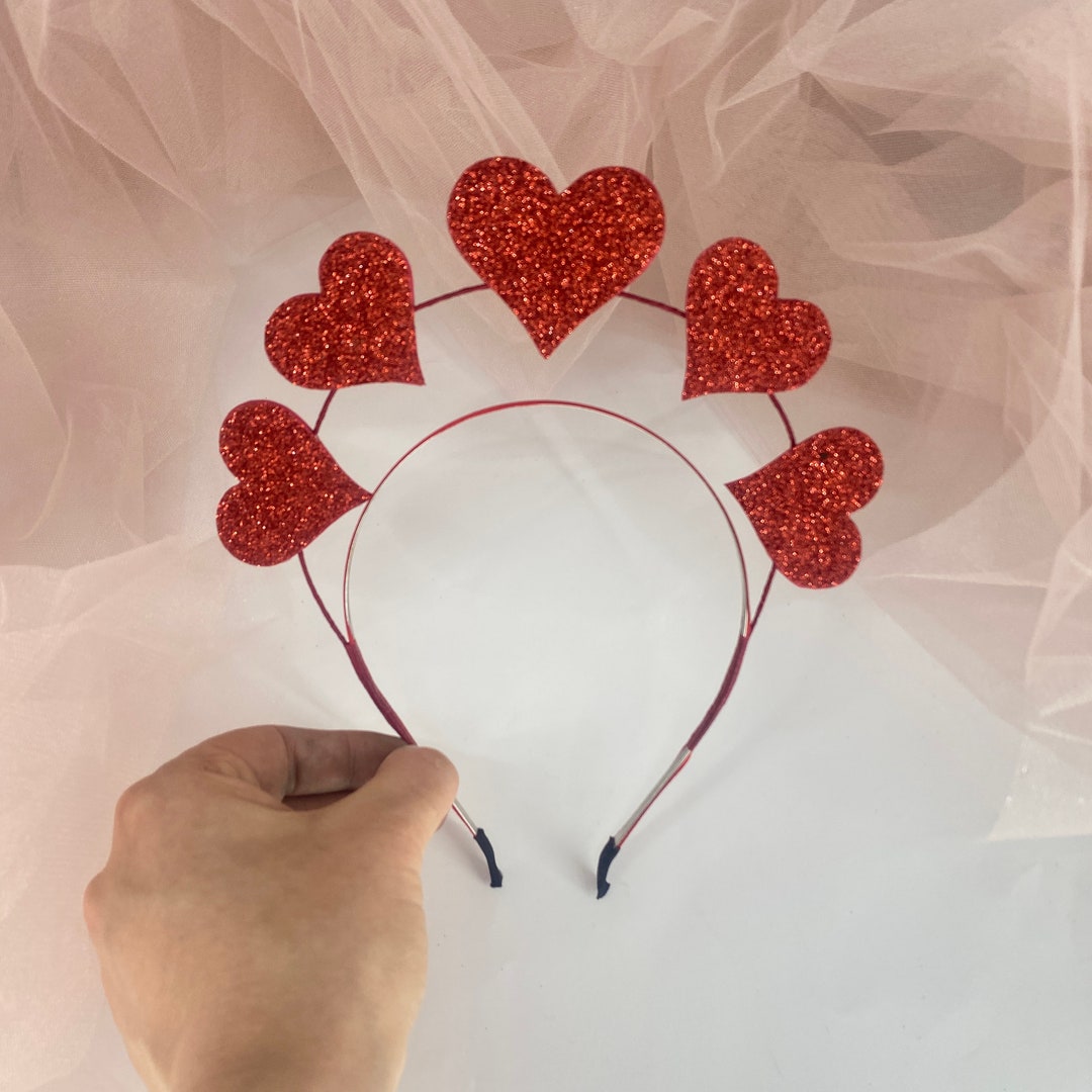 Pailletten hoofdband rood/wit/blauw kopen