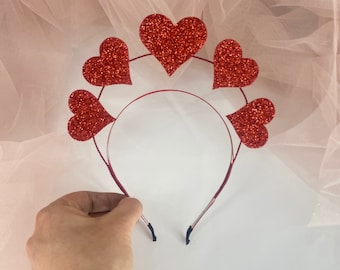 Heart headband valentine Cupid costume festival carnival