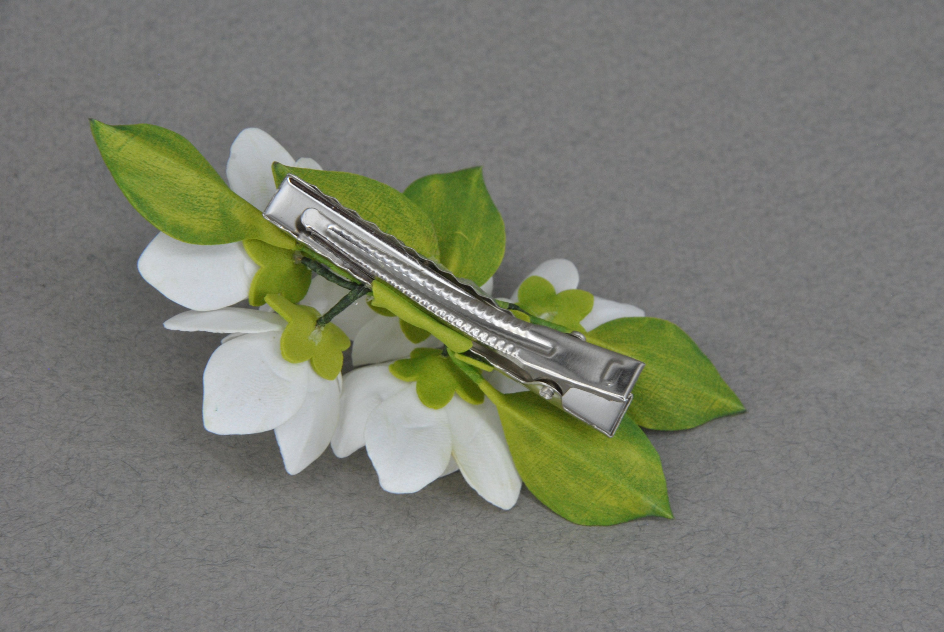 Jasmine Flower Hair Clip Blossom Bridal Hair Piece Wedding Etsy UK