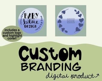 BRANDING *incluye logotipo personalizado y portadas destacadas de Instagram* PRODUCTO DIGITAL