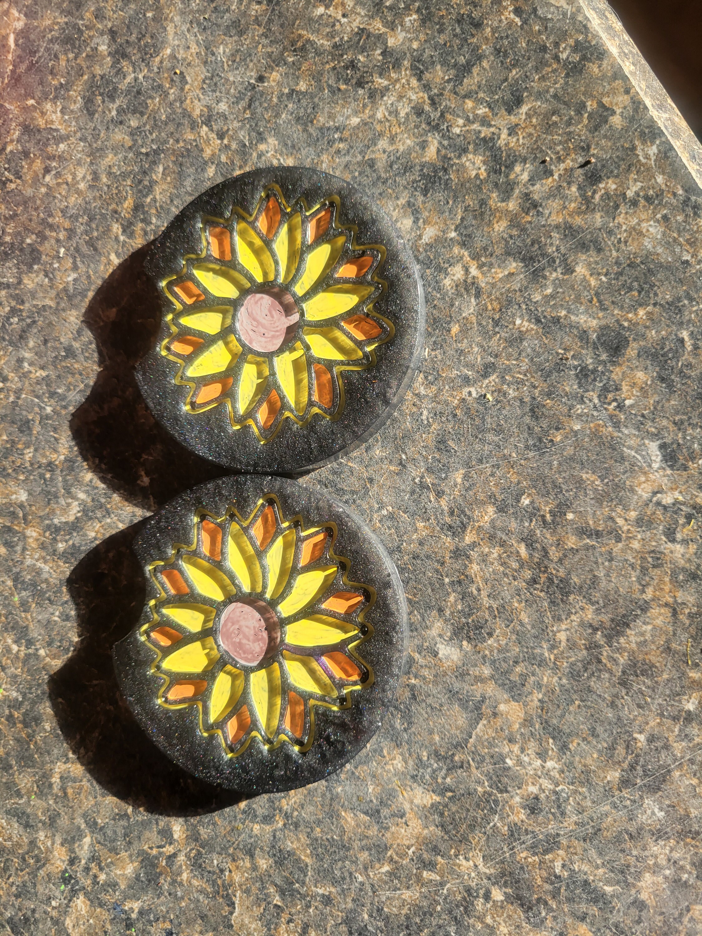 Set of 2 car coasters Etsy