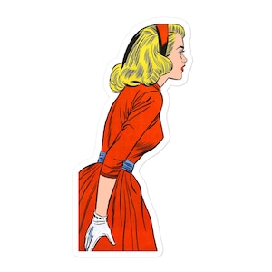 Comic book sticker! Is that Steve holding Susan’s hand?