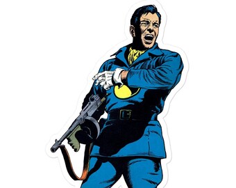 Comic book sticker! Charge!