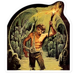 Comic book sticker! There is no escape!