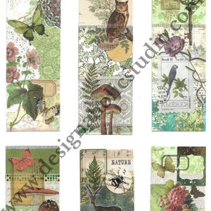 Ephemera for Journaling, Scrapbooking, Cardmaking, Mixed Media, Download PDF, Digital File, Forest Hues by DS