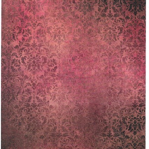 Papier de riz, Décoration artisanale, Techniques mixtes, Arrière-plan, Bourgogne, Vin, Parchemin, Damas