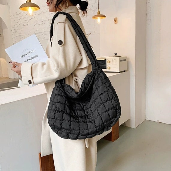 queenie quilted satchel