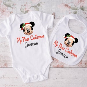 Baby First Christmas Outfit Boy, First Christmas Gift Boy, Personalized First Christmas Gift, New baby christmas gift