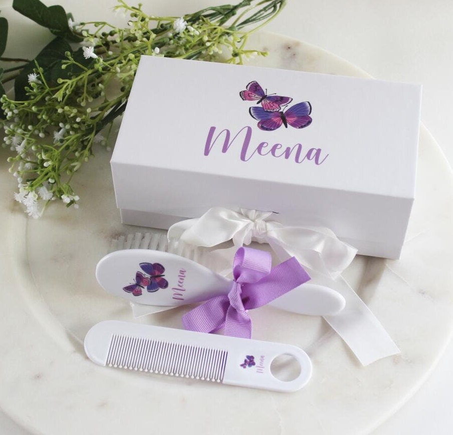 Personalized Baby Gift, Personalized Baby Brush & Comb Set, Girl Gift, Shower New Birthday
