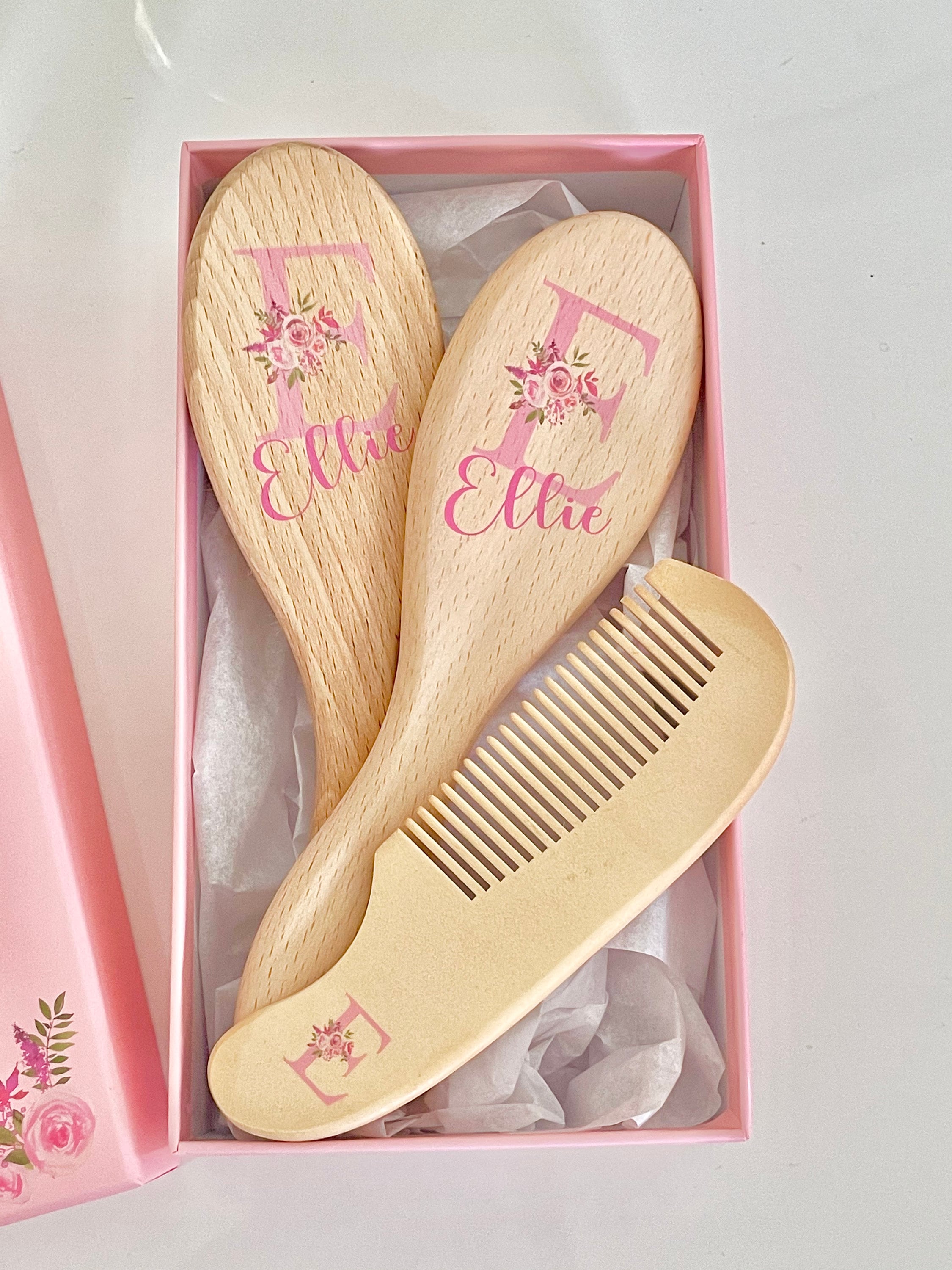 Personalized Baby Gift personalized baby brush and comb set Etsy