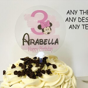 Custom Acrylic Cake Topper | | Custom Cake Decoration | Custom Cake Topper | Personalized Acrylic Cake Topper | Happy Birthday Cake Topper