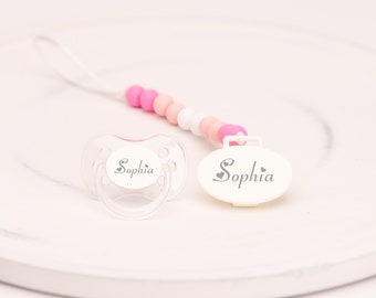Personalized Pacifier, custom pacifier, custom binky, personalized pacifier clip, pacifier clip, personalized baby gift, engraved