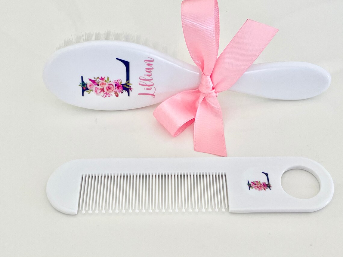 Personalized Baby Gift personalized baby brush and comb set Etsy