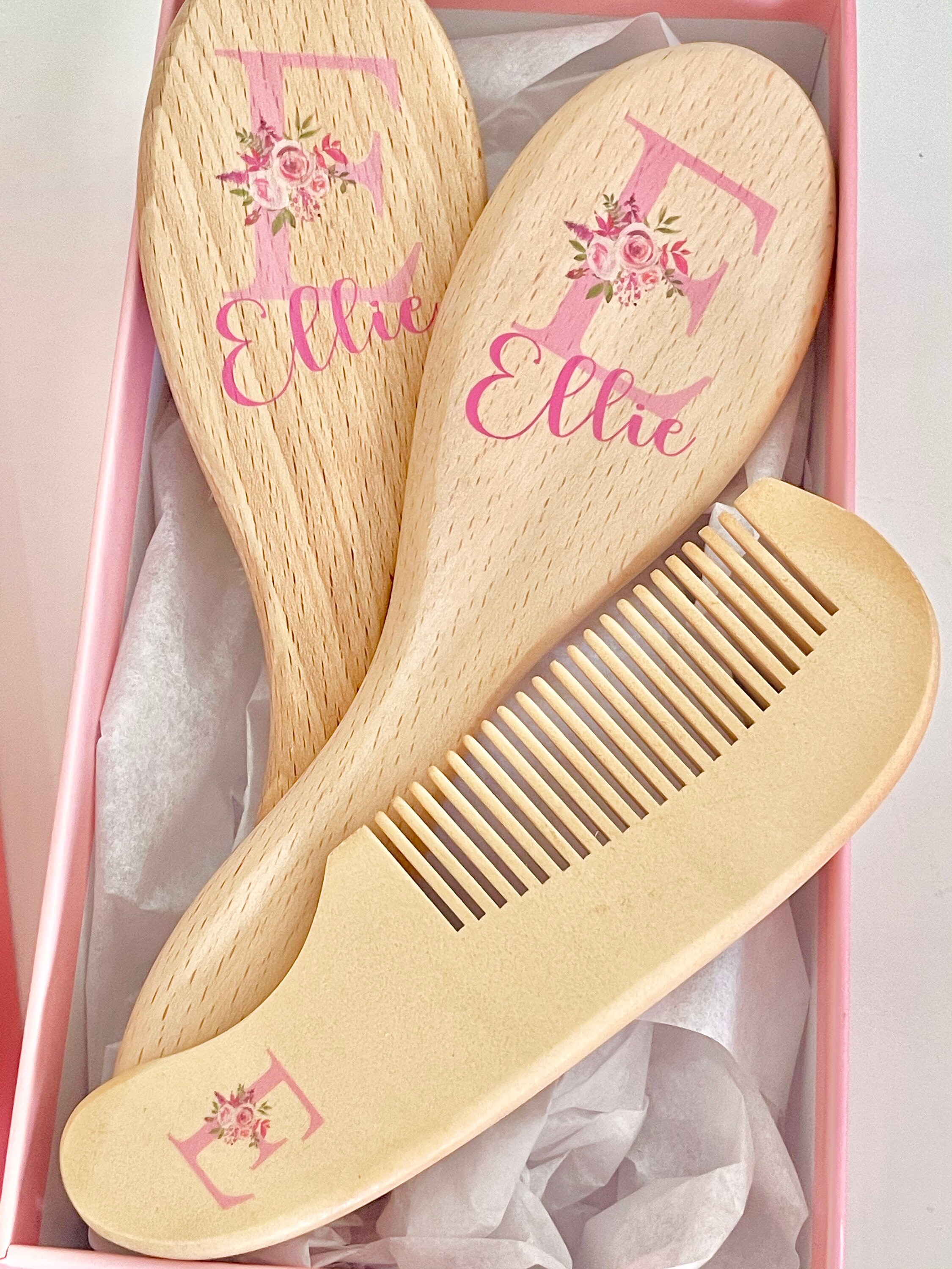 Personalized Baby Gift personalized baby brush and comb set Etsy