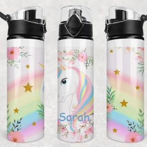 Personalized Flip Top Water Bottle, Can be any text, Aluminum Gym Bottle, School Water Bottle, Custom Sports Bottle, 25oz 750ml with Name