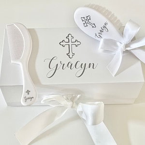 Personalized Baby Gift, personalized baby brush and comb set, personalized baby girl gift,baby boy gift, christening gift, baptism gift