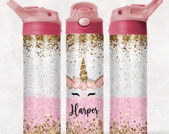 Personalized Water Bottles for Girls, Girly Gifts for Teens, Tweens, Women  on Birthday, Christmas, C…See more Personalized Water Bottles for Girls