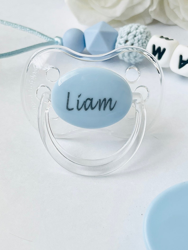 Personalized Pacifier Personalized Pacifier Clip Baby Boy Etsy