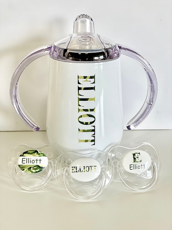 Personalized Pacifiers Personalized Sippy Cup Camo Gift - Etsy