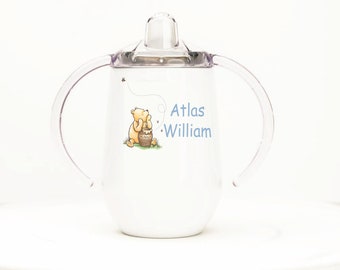 Personalized Sippy Cup | Sippy Cup | Personalized Baby Gift | Baby shower gift | Winnie the Pooh gift | Winnie themed baby gift