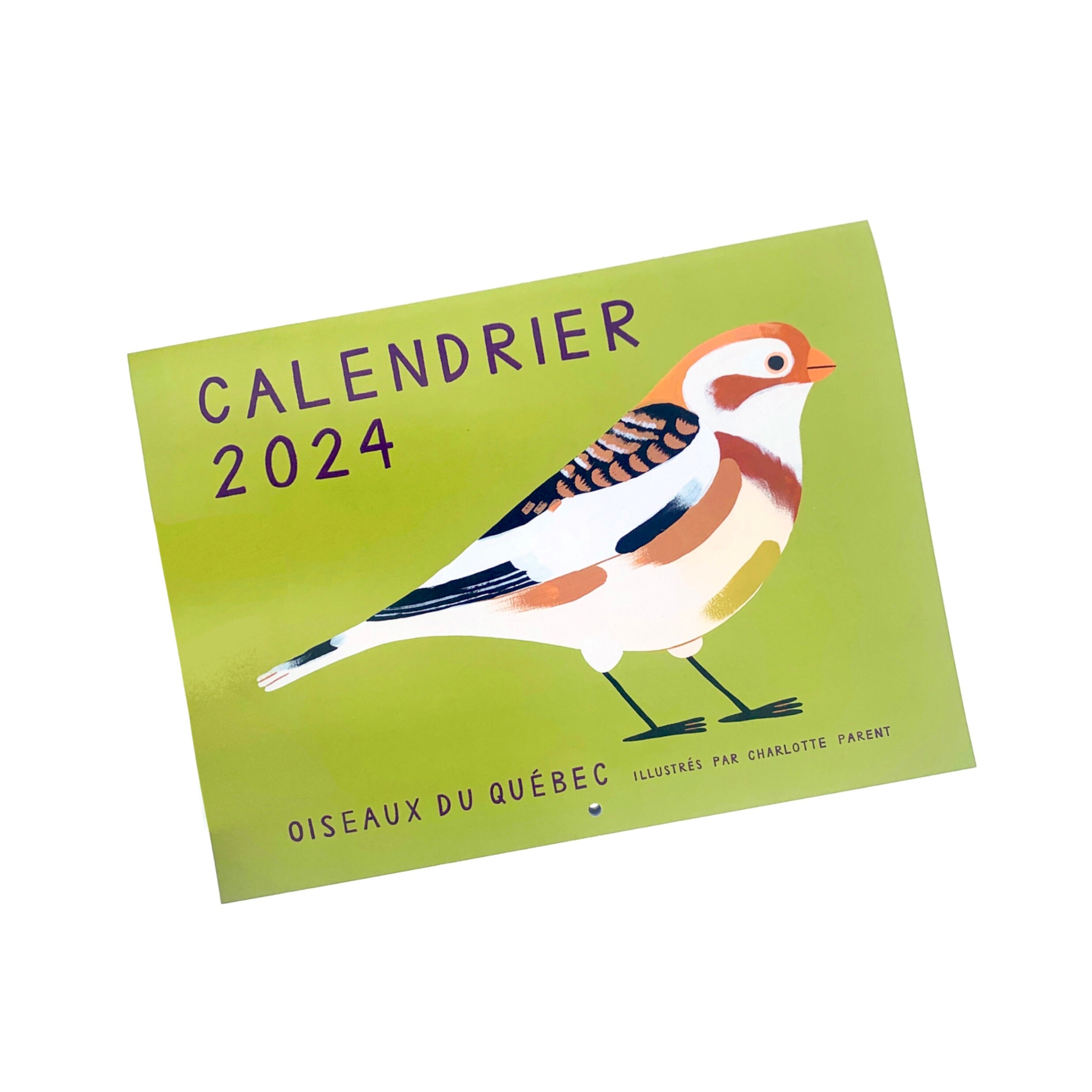 Calendrier 2024 - Oiseaux du Québec